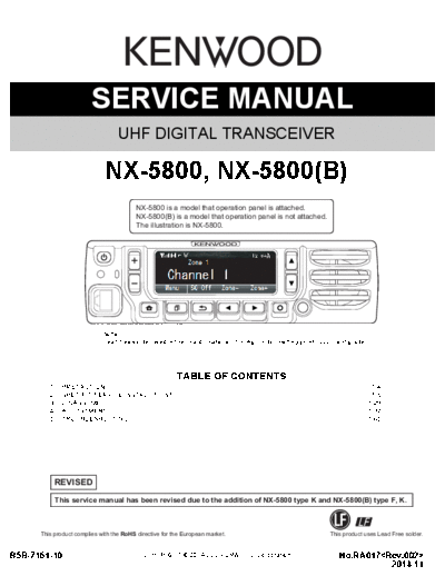 Kenwood NX-5800B RA017 B5B-7161-10  Kenwood Radios NX-5800B_RA017_B5B-7161-10.pdf