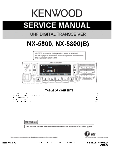 Kenwood NX-5800B RA017 B5B-7161-20  Kenwood Radios NX-5800B_RA017_B5B-7161-20.pdf