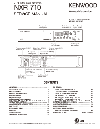 Kenwood NXR-710-Service-Manual  Kenwood Radios NXR-710-Service-Manual.pdf