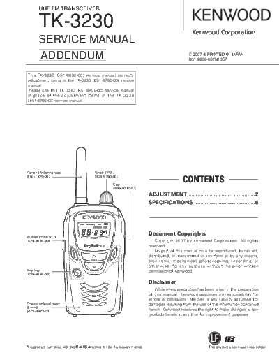 Kenwood TK-3230 B51-8806-00-1  Kenwood Radios TK-3230_B51-8806-00-1.pdf