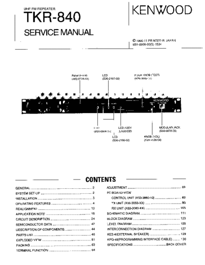 Kenwood TKR-840  Kenwood Radios TKR-840.pdf