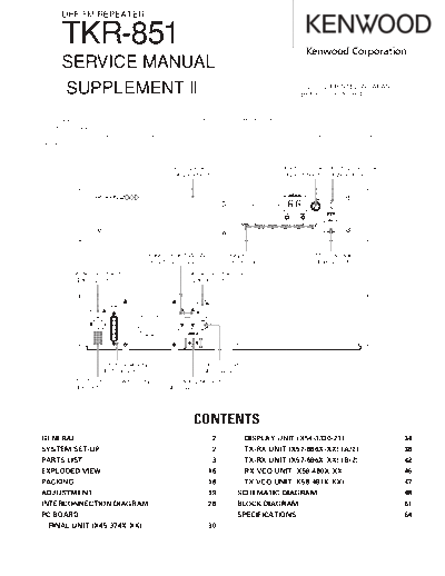 Kenwood TKR-851supp B51-8709-00  Kenwood Radios TKR-851supp_B51-8709-00.pdf