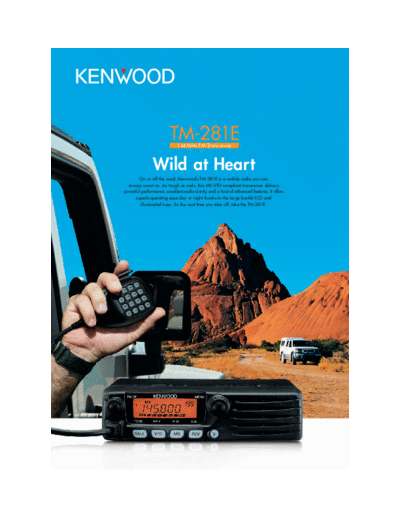 Kenwood TM-281E brochure  Kenwood Radios TM-281E_brochure.pdf