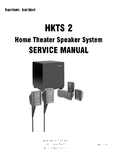 Harman Kardon HKTS-2 Rev 0  Harman Kardon HKTS HKTS-2 HKTS-2 Rev 0.pdf