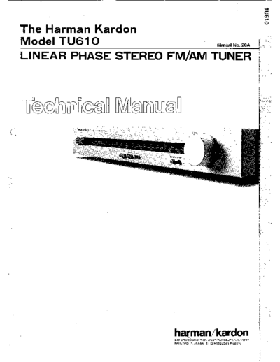 Harman Kardon TU-610  Harman Kardon TU TU-610 TU-610.pdf