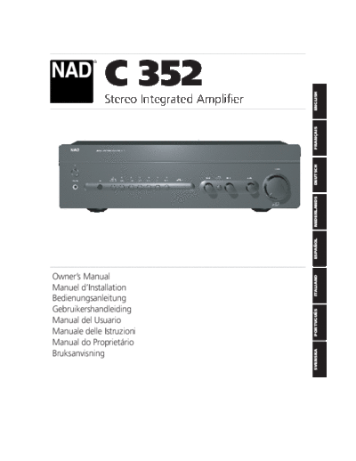 NAD C-352   NAD C C-352 C-352 .pdf