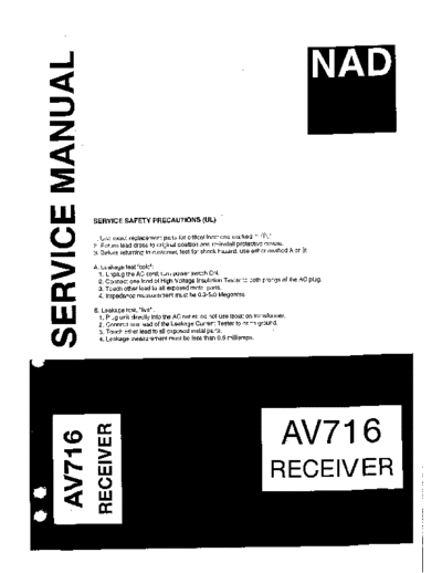 NAD AV-716  NAD AV AV-716 AV-716.pdf