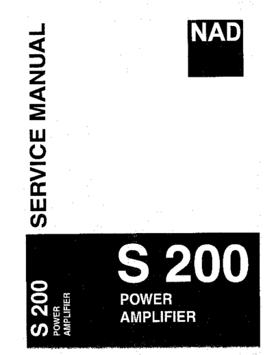 NAD S-200  NAD S S-200 S-200.pdf