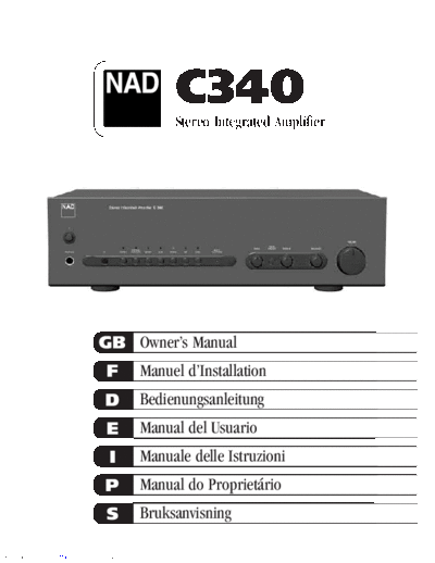 NAD C-340   NAD C C-340 C-340 .pdf