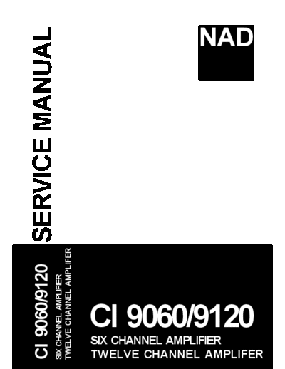 NAD CI-9060 & 9120  NAD CI CI-9060 & 9120 CI-9060 & 9120.pdf