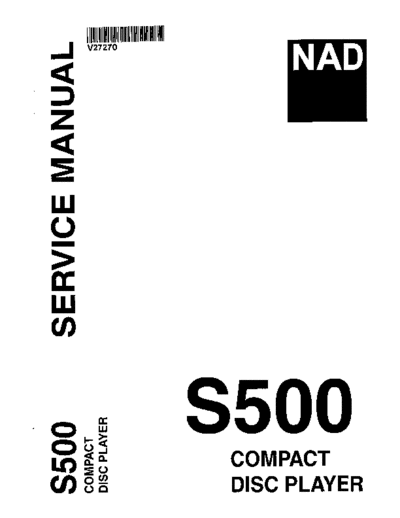 NAD S-500  NAD S S-500 S-500.pdf