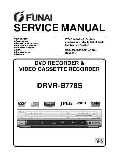 Funai DRVR-B778S  Funai DRVR DRVR-B778S DRVR-B778S.pdf