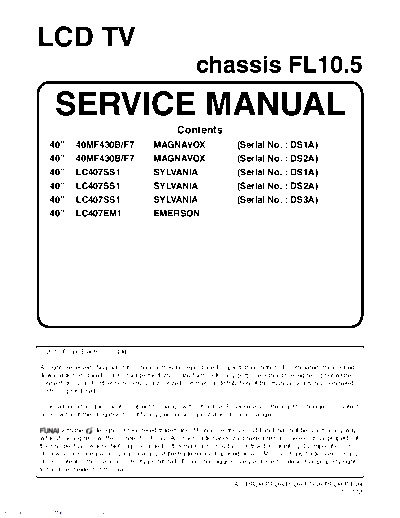 Funai FL-10 & 5  Funai FL FL-10 & 5 FL-10 & 5.pdf