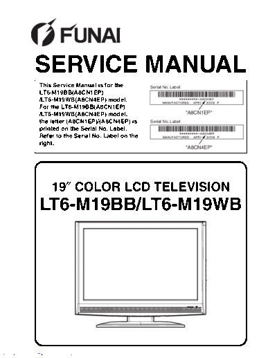 Funai LT6-M19BB  Funai LT LT6-M19BB LT6-M19BB.pdf