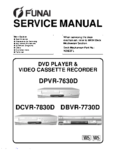 Funai DPVR-7630D & DCVR-7830D & DBVR-7730D  Funai DPVR DPVR-7630D & DCVR-7830D & DBVR-7730D DPVR-7630D & DCVR-7830D & DBVR-7730D.pdf