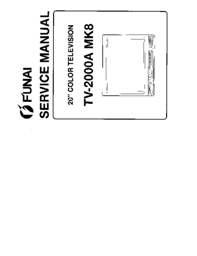 Funai TV-2000A MK8  Funai TV TV-2000A MK8 TV-2000A MK8.PDF