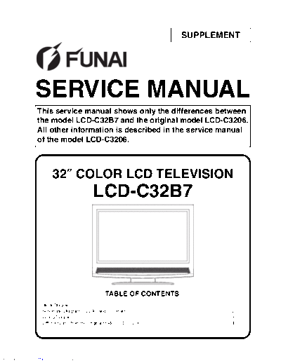Funai LCD-C32B7  Funai LCD LCD-C32B7 LCD-C32B7.pdf
