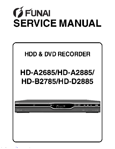 Funai HD-A2685 & A2885 & -B2785 & D2885  Funai HD HD-A2685 & A2885 & -B2785 & D2885 HD-A2685 & A2885 & -B2785 & D2885.pdf