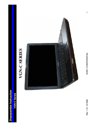 Sony VgnC  Sony Notebook Service manuals for Sony Vaio laptops and notebooks VgnC.pdf