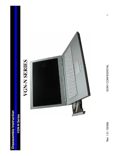 Sony vgnN  Sony Notebook Service manuals for Sony Vaio laptops and notebooks vgnN.pdf