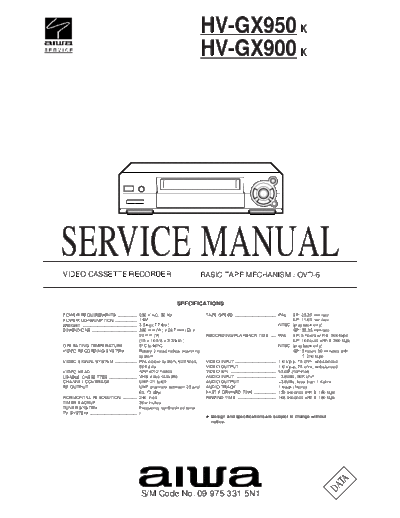 AIWA 009  AIWA   Aiwa HV-GX900 & HV-GX950 009.pdf