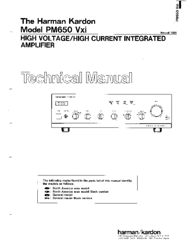 Harman Kardon PM-650Vxi  Harman Kardon PM PM-650Vxi PM-650Vxi.pdf