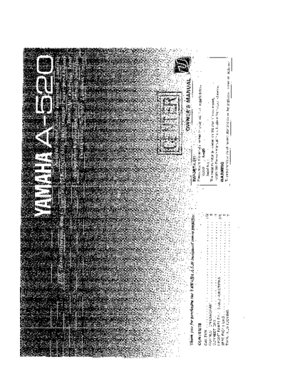 Yamaha A-520   Yamaha A A-520 A-520 .pdf