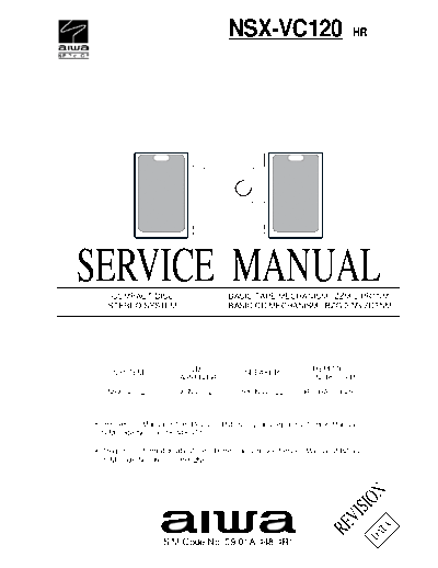 AIWA NSX-VC120l  AIWA ����������� ������ ����������� ������ Aiwa NSX-VC120l NSX-VC120l.pdf
