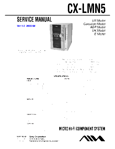 AIWA CX-LMN5  AIWA     Aiwa CX-LMN5 CX-LMN5.pdf