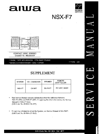 AIWA nsxf7hr  AIWA     Aiwa NSX-F7 nsxf7hr.pdf