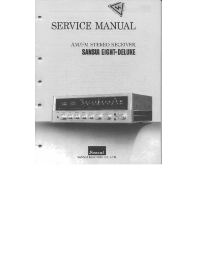 Sansui eight-deluxe  Sansui AM FM Stereo Tuner Amplifier AM FM Stereo Tuner Amplifier - Eight Deluxe Sansui eight-deluxe.pdf
