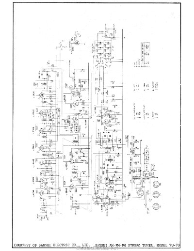 Sansui -TU70-tu-sch  Sansui AM FM Stereo Tuner AM FM Stereo Tuner - TU-70 Sansui-TU70-tu-sch.pdf