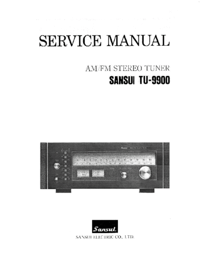 Sansui TU-9900  Sansui AM FM Stereo Tuner AM FM Stereo Tuner - TU-9900 Sansui TU-9900.pdf