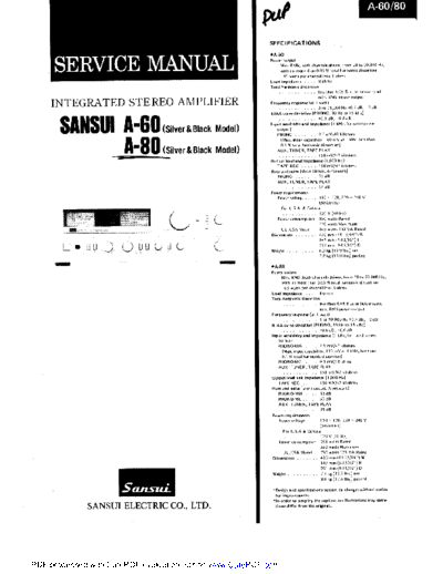 Sansui -A60-A80-int-sm  Sansui Integrated Stereo Amplifier Integrated Stereo Amplifier - A-60 & A-80 Sansui-A60-A80-int-sm.pdf