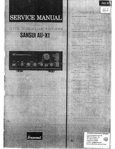 Sansui -AUX1-int-sm  Sansui Integrated Stereo Amplifier Integrated Stereo Amplifier - AU-X1 Sansui-AUX1-int-sm.pdf