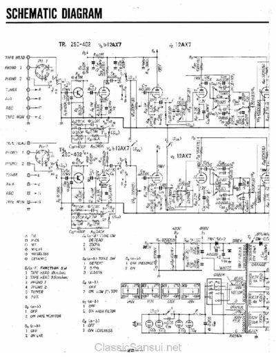 Sansui -AU111-int-sch  Sansui Integrated Stereo Amplifier Integrated Stereo Amplifier - AU-111 Sansui-AU111-int-sch.pdf