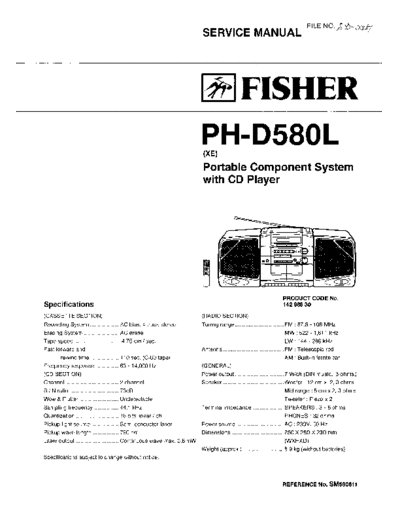 Fisher PH-D580L  Fisher PH PH-D580L PH-D580L.pdf