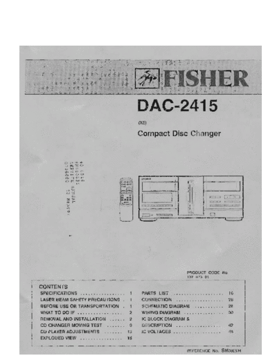Fisher DAC-2415  Fisher DAC DAC-2415 DAC-2415.pdf