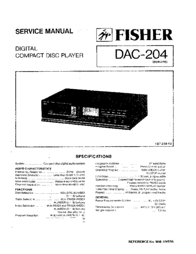 Fisher DAC-204  Fisher DAC DAC-204 DAC-204.pdf