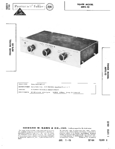 Fisher MPX-10  Fisher MPX MPX-10 MPX-10.pdf