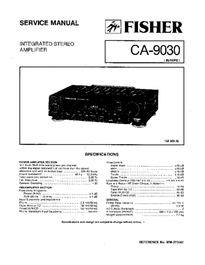 Fisher CA-9030  Fisher CA CA-9030 CA-9030.pdf