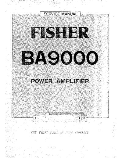 Fisher BA-9000  Fisher BA BA-9000 BA-9000.pdf
