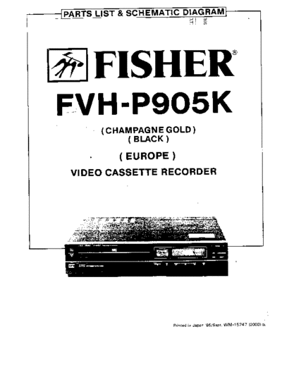 Fisher FVH-P905K  Fisher FVH FVH-P905K FVH-P905K.pdf