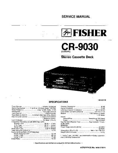 Fisher CR-9030  Fisher CR CR-9030 CR-9030.pdf