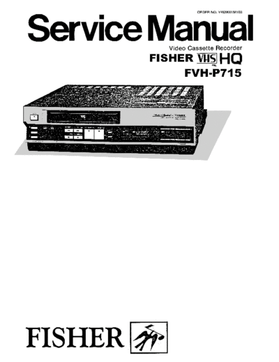 Fisher FVH-P715  Fisher FVH FVH-P715 FVH-P715.pdf