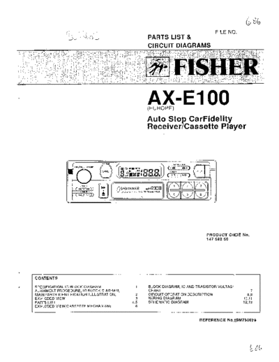 Fisher AX-E100  Fisher AX AX-E100 AX-E100.pdf