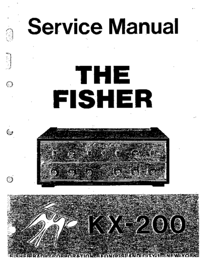Fisher KX-200  Fisher KX KX-200 KX-200.pdf