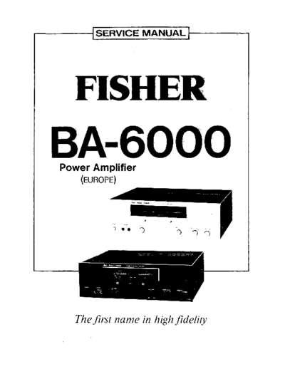 Fisher BA-6000  Fisher BA BA-6000 BA-6000.pdf