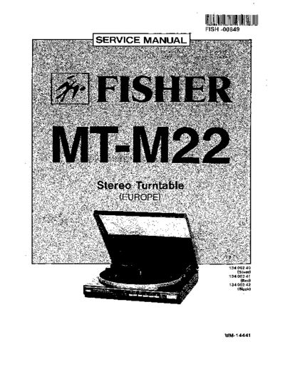 Fisher MT-M22  Fisher MT MT-M22 MT-M22.pdf