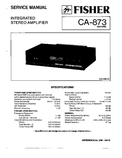 Fisher CA-873  Fisher CA CA-873 CA-873.pdf
